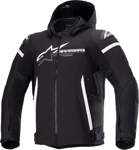 ALPINESTARS Zaca Waterproof Jacket - Black/White - Large 3206423-12-L