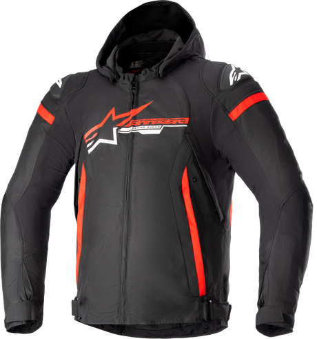 ALPINESTARS Zaca Waterproof Jacket - Black/Red/White - 4XL 3206423-1342-4X