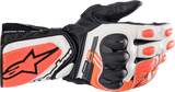 ALPINESTARS SP-8 V3 Gloves - Black/White/Fluorescent Red - Small 3558321-1231-S