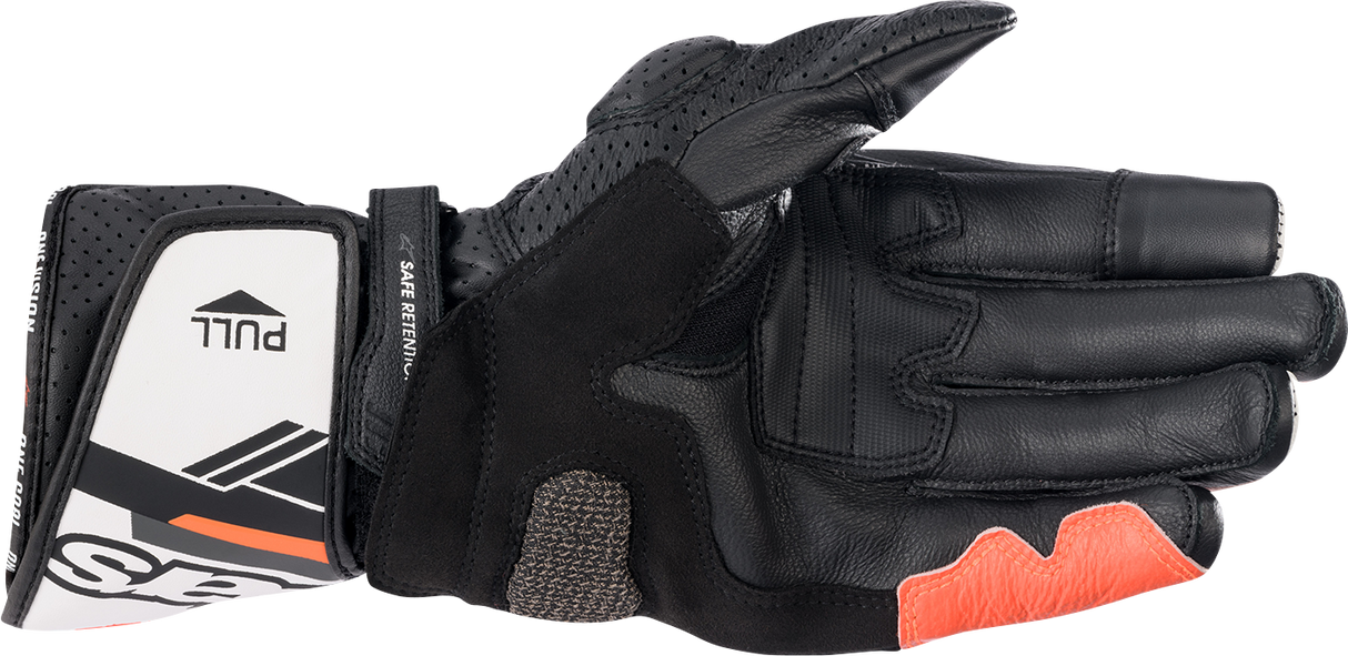 ALPINESTARS SP-8 V3 Gloves - Black/White/Fluorescent Red - XL 3558321-1231-XL