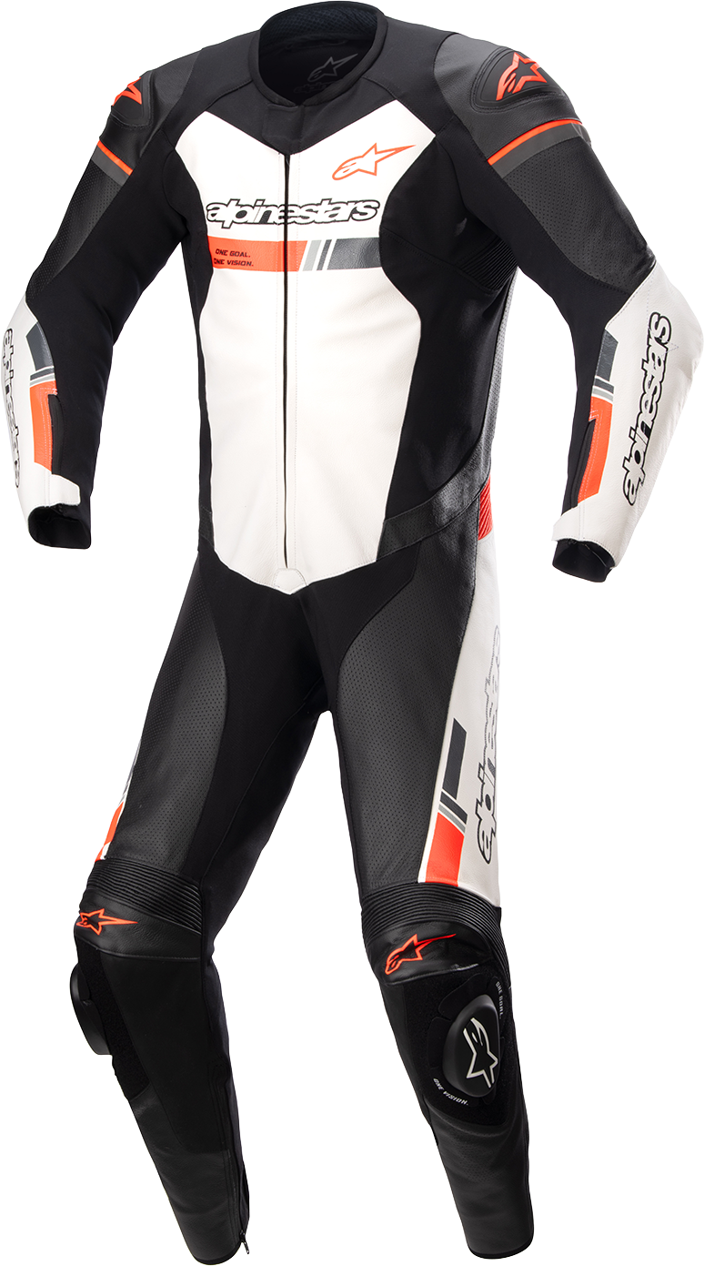 ALPINESTARS GP Force Chaser 1-Piece Suit - Black/White/Red - US 48 / EU 58 3150321-1231-58