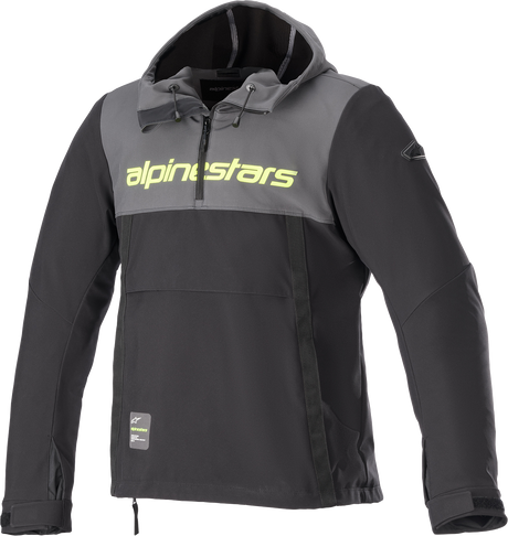 ALPINESTARS Sherpa Jacket - Black/Gray/Yellow - 4XL 4208123-9151-4X