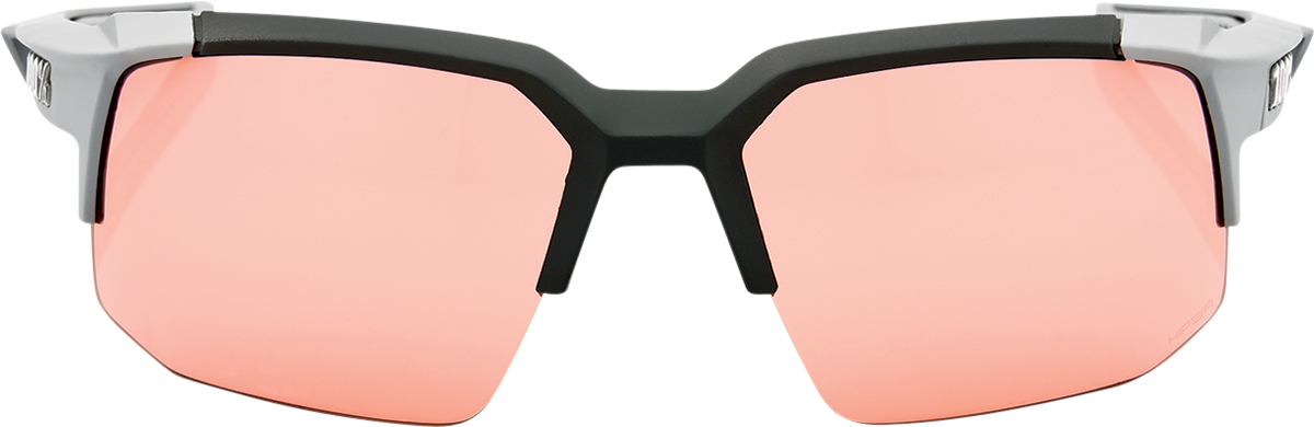 Speedcoupe Sunglasses - Stone Gray - Coral Mirror
