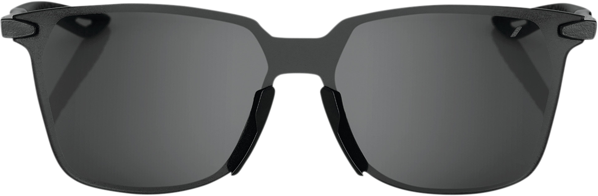 Legere Sunglasses - Square - Polished Black - Smoke