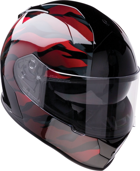 Z1R Warrant Helmet - Panthera - Black/Red - XS 010115205
