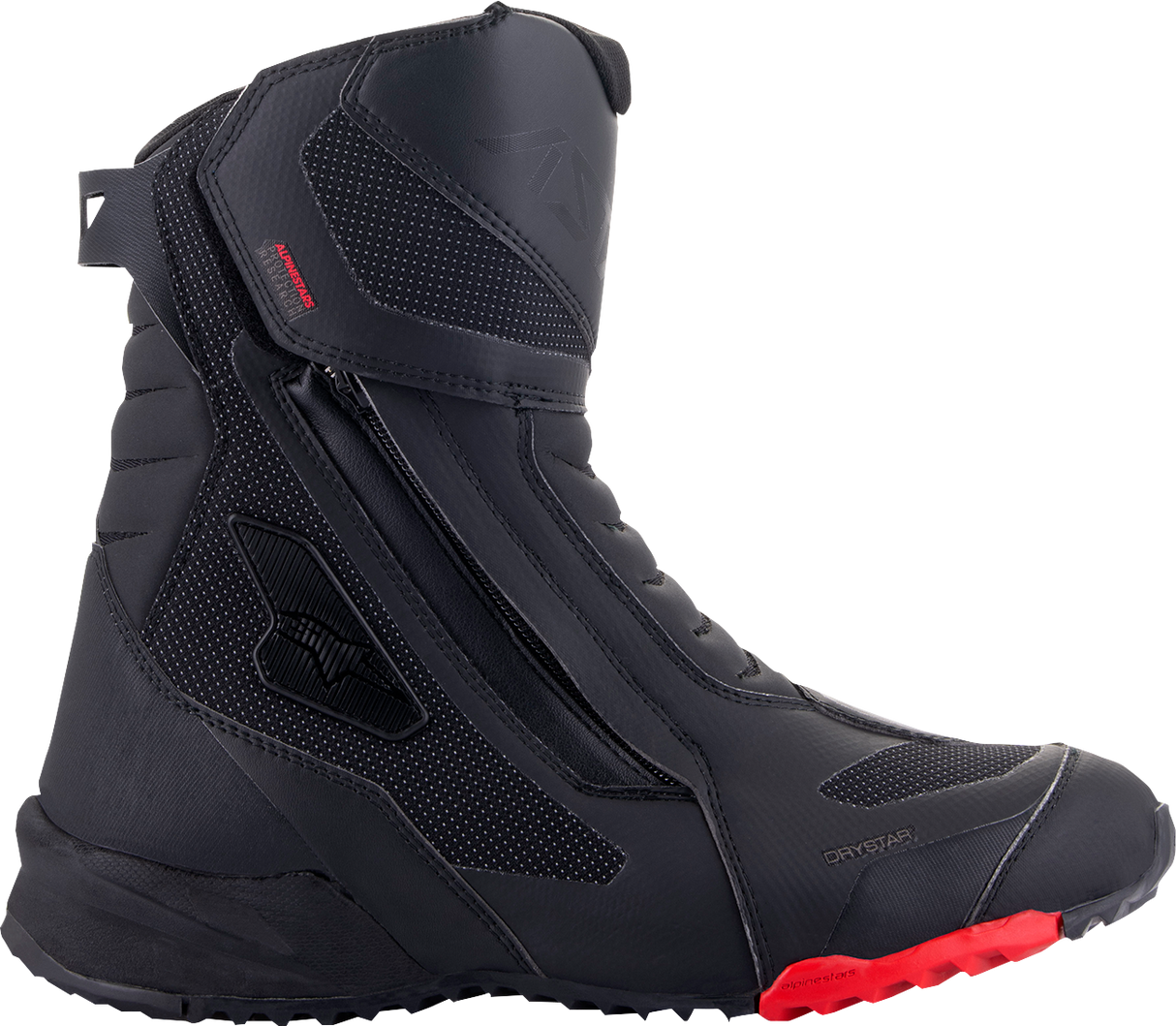 ALPINESTARS RT-7 Drystar Boots - Black/Red - US 14 / EU 48 2443023-13-48