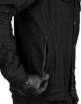 THRASHIN SUPPLY CO. Highway v2 Denim Riding Jacket - Black - Medium TMJ-10-09