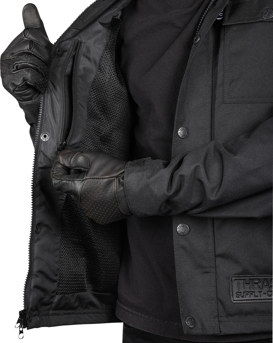 THRASHIN SUPPLY CO. Atlas v2 Riding Jacket - Black - 3XL TMJ-09-13