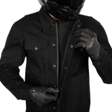 THRASHIN SUPPLY CO. Highway v2 Denim Riding Jacket - Black - Large TMJ-10-10