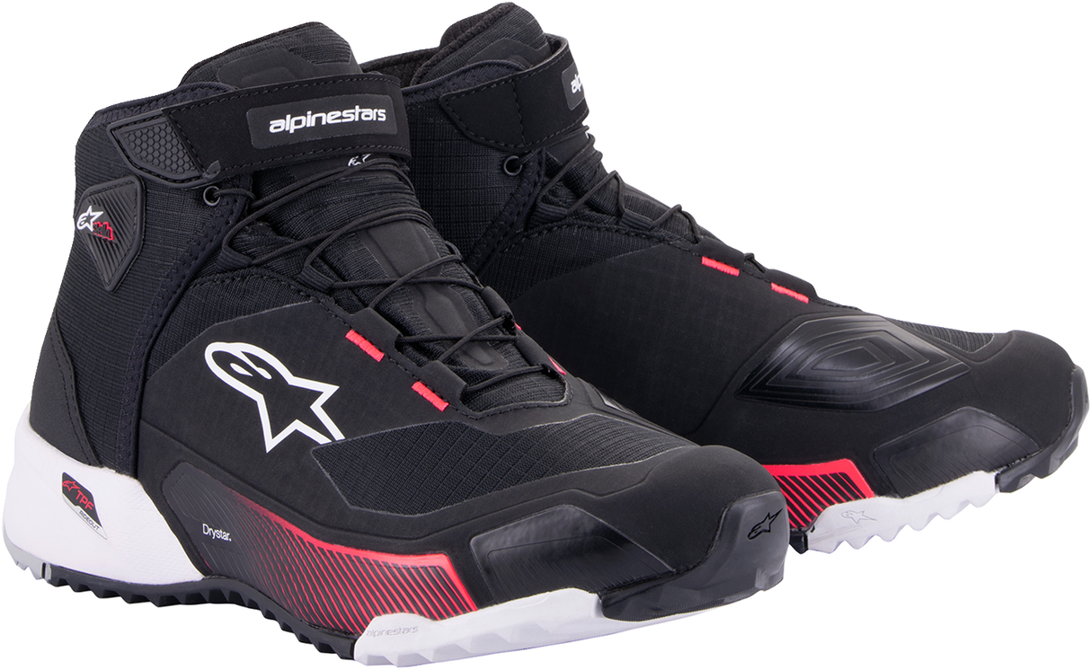 ALPINESTARS Stella CR-X Drystar Shoes - Black/White/Pink - US 11 2611523183211