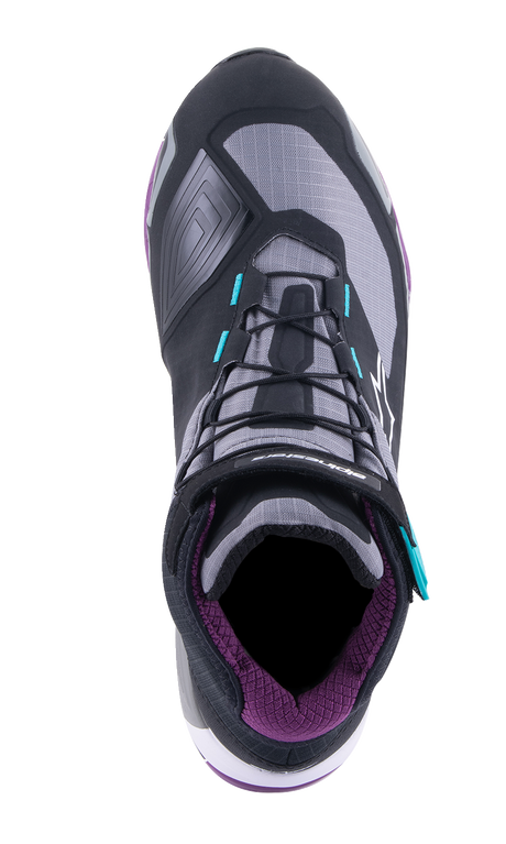 ALPINESTARS Stella CR-X Drystar Shoes - Black/Gray/Teal/Purple - US 11.5 26115231370115