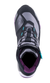 ALPINESTARS Stella CR-X Drystar Shoes - Black/Gray/Teal/Purple - US 10.5 26115231370105