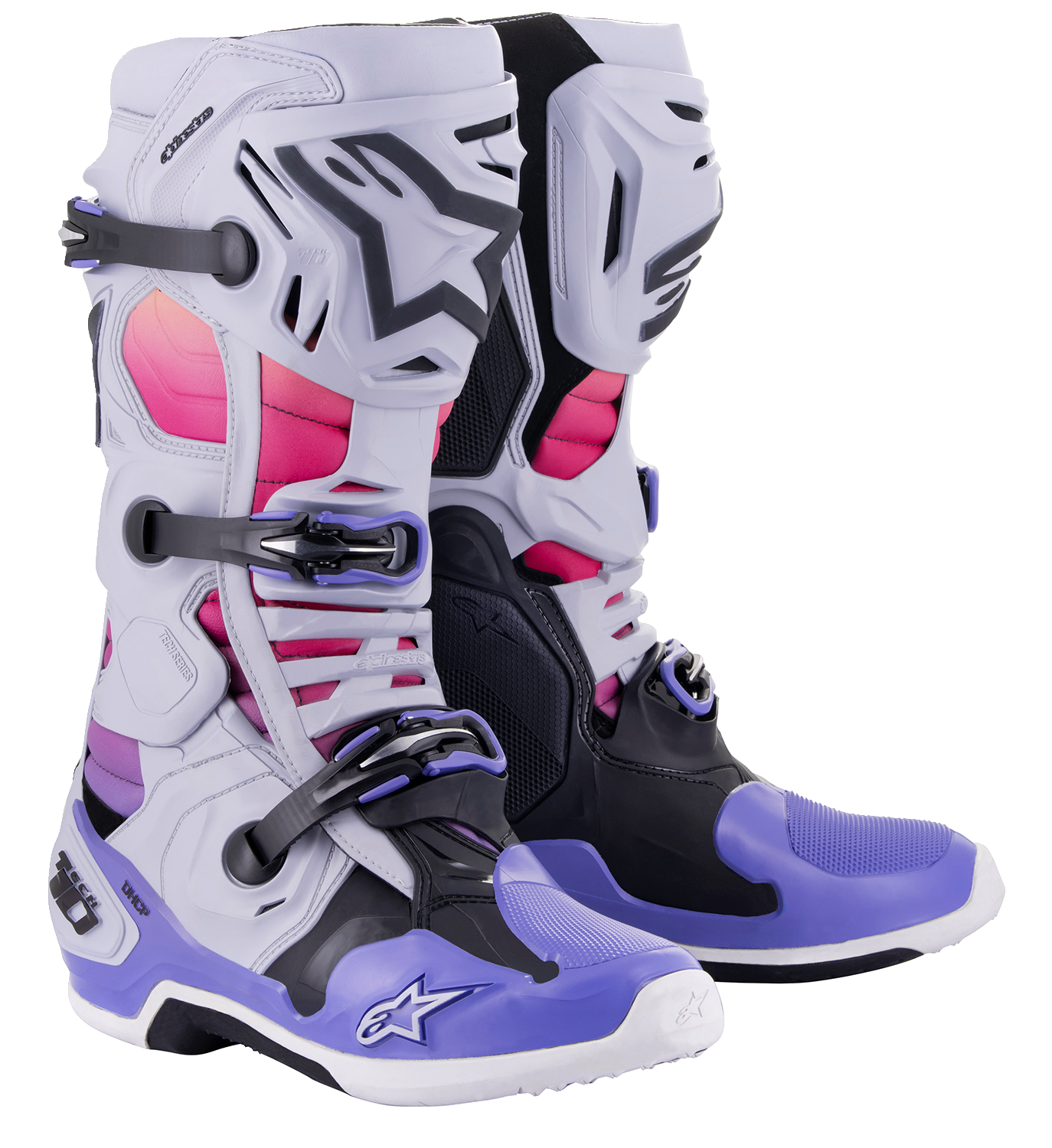 ALPINESTARS Limited Edition Daytona '23 Tech 10 Boots - Gray/Pink