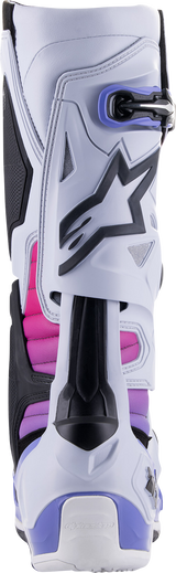 ALPINESTARS Limited Edition Daytona '23 Tech 10 Boots - Gray/Pink/Purple - US 9 2010020-9243-9