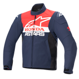ALPINESTARS Honda SMX Waterproof Jacket - Blue/Black/Red - Medium 3206223-7163-M
