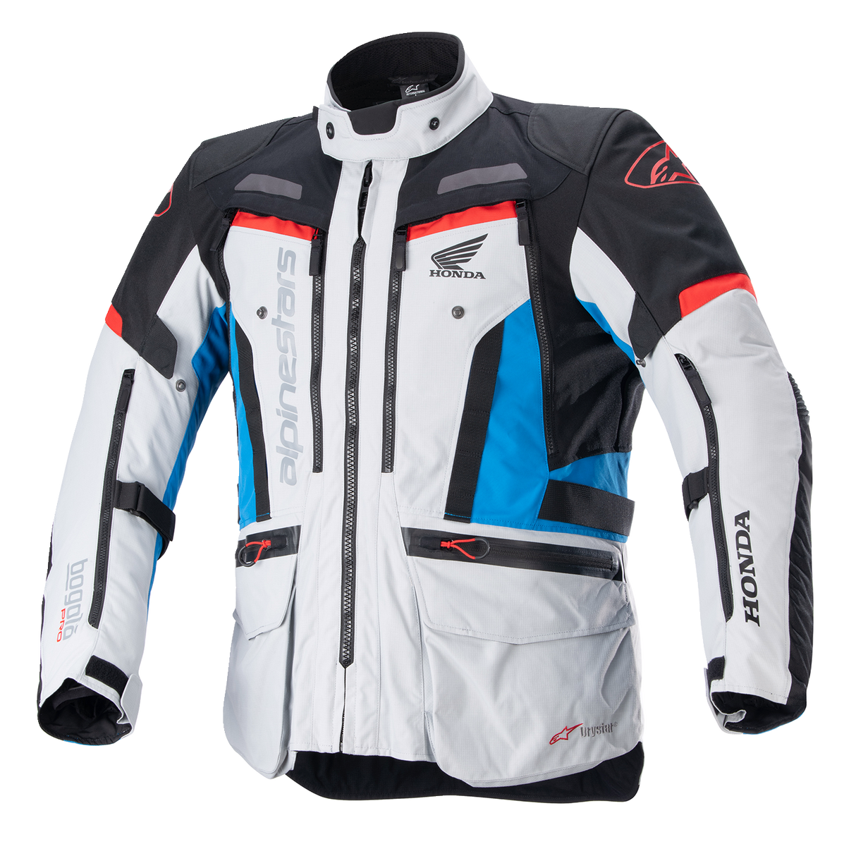 ALPINESTARS Honda Bogot Pro Drystar Jacket - Gray/Black/Red/Blue - 3XL 3206723-9173-3X