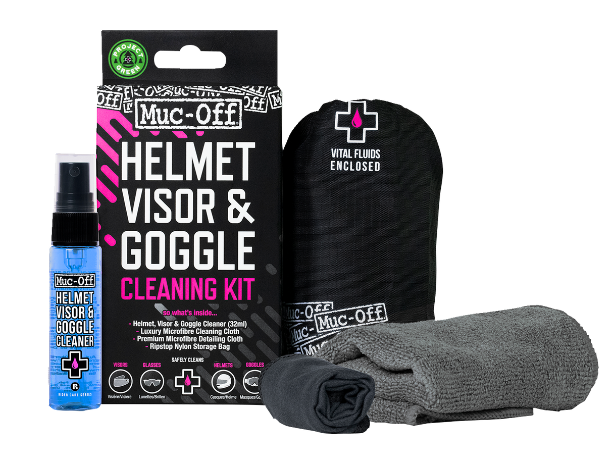 MUC-OFF USA Visor, Lens & Goggle Cleaning Kit 20802