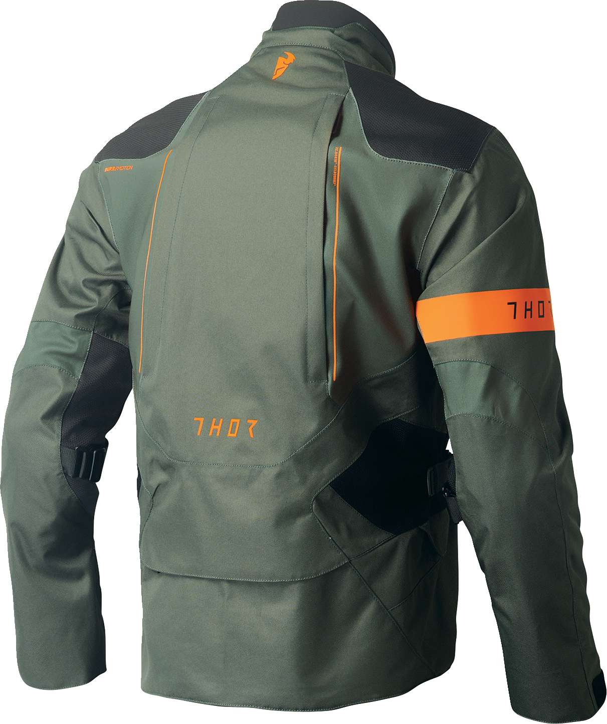 THOR Range Jacket - Army Green/Orange - 2XL 2920-0730