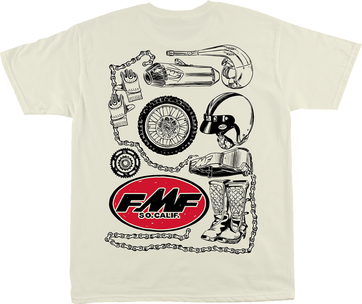 FMF Collector T-Shirt - Natural - Small FA23118906NATSM