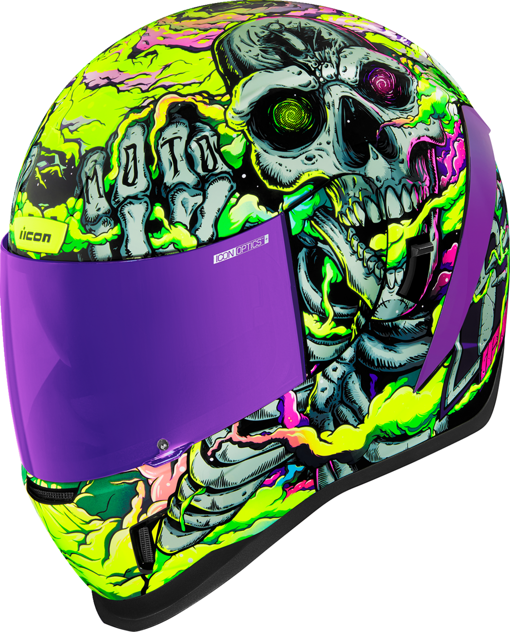 ICON Airform Helmet - Hippy Dippy - Purple - Large 0101-16027