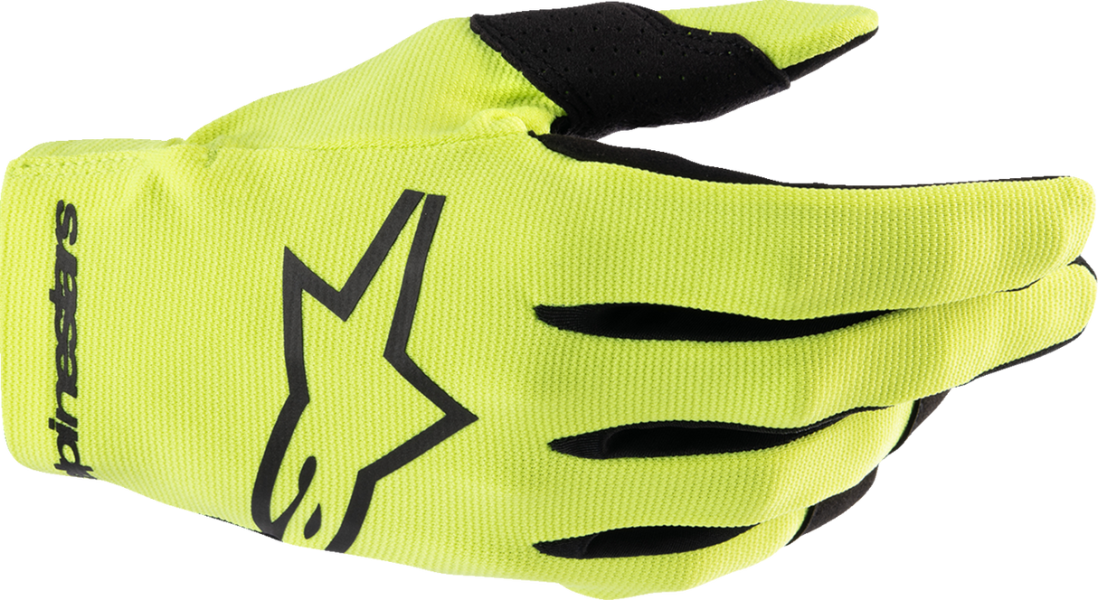 ALPINESTARS Radar Gloves - Fluo Yellow/Black - Large 3561824-551-L