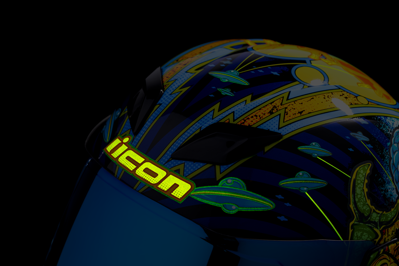 icon airframe helmet team blue IC04 Pro Airmada Airform Motorcycle Shield Uv Protection Motorcycle Visor Lens Helmets Accessories (Clear Revo Blue) : Automotive piece modular liner with moisture Icon Airframe Pro Carbon 4Tress