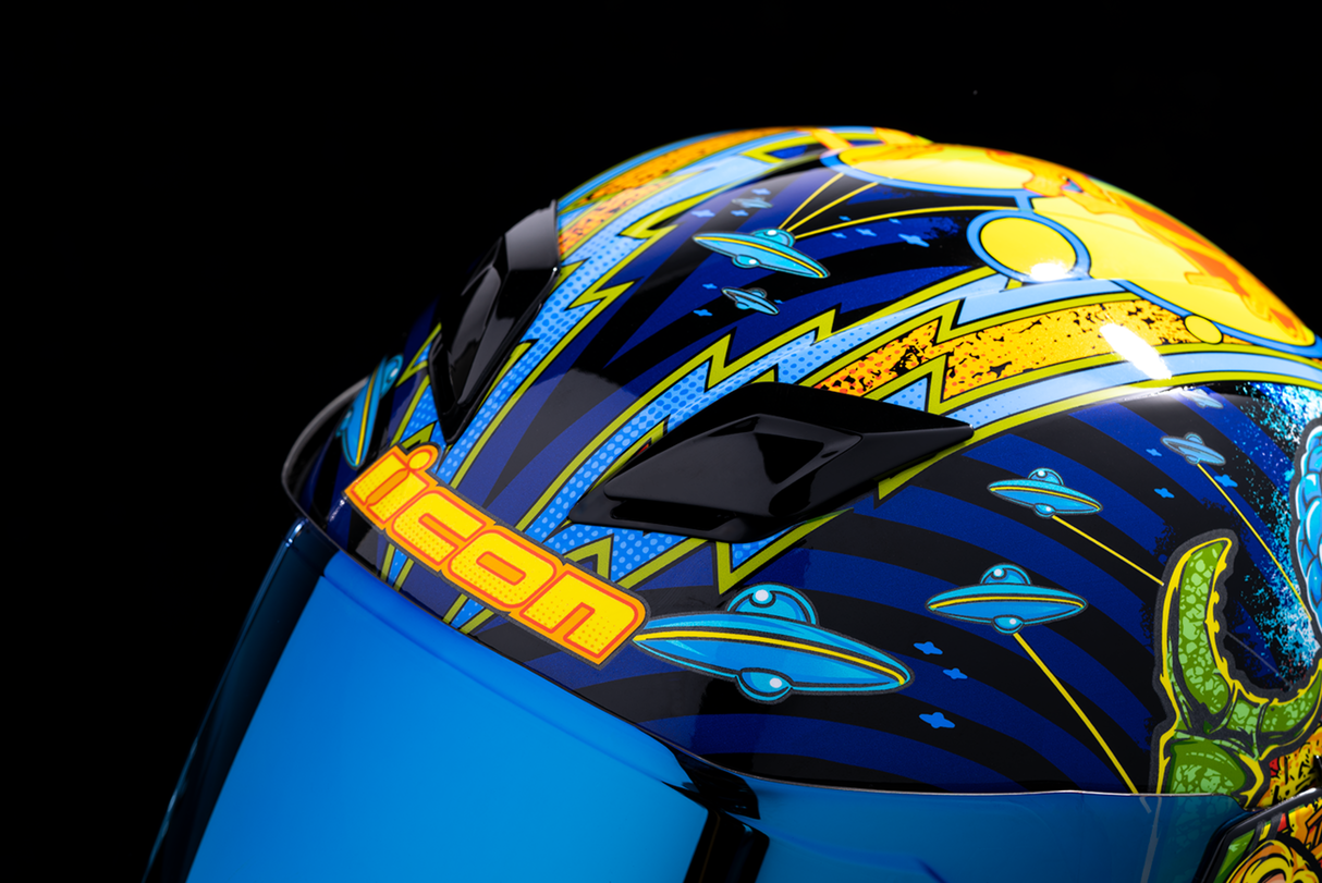 ICON Airflite Helmet - Bugoid Blitz - Blue - 2XL 0101-15551