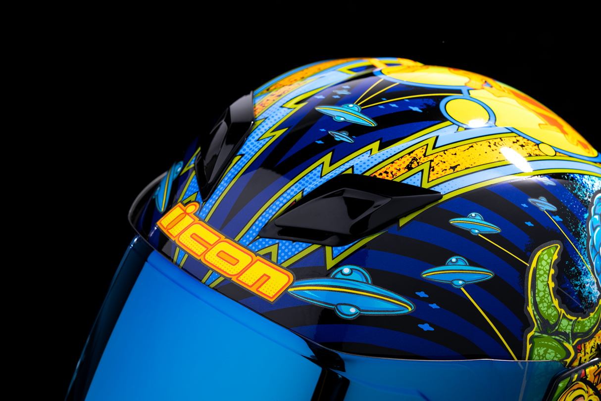 ICON Airflite Helmet - Bugoid Blitz - Blue - XL 0101-15550