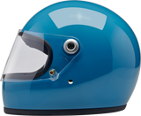 bitwell gringo s solid blue motorcycle helmet BILTWELL Gringo S Helmet - Gloss Dove Blue