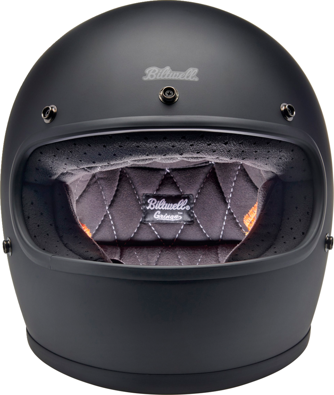 BILTWELL Gringo S Helmet - Flat Black - Small 1003-201-502