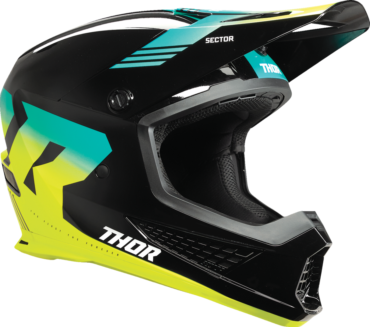 THOR Sector 2 Helmet - Carve - Black/Acid THOR Sector 2 Helmet - Carve - Black/Acid
