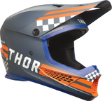 THOR Sector 2 Helmet - Combat - Midnight/Orange - Large 0110-8140