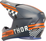 THOR Sector 2 Helmet - Combat - Midnight/Orange - Large 0110-8140