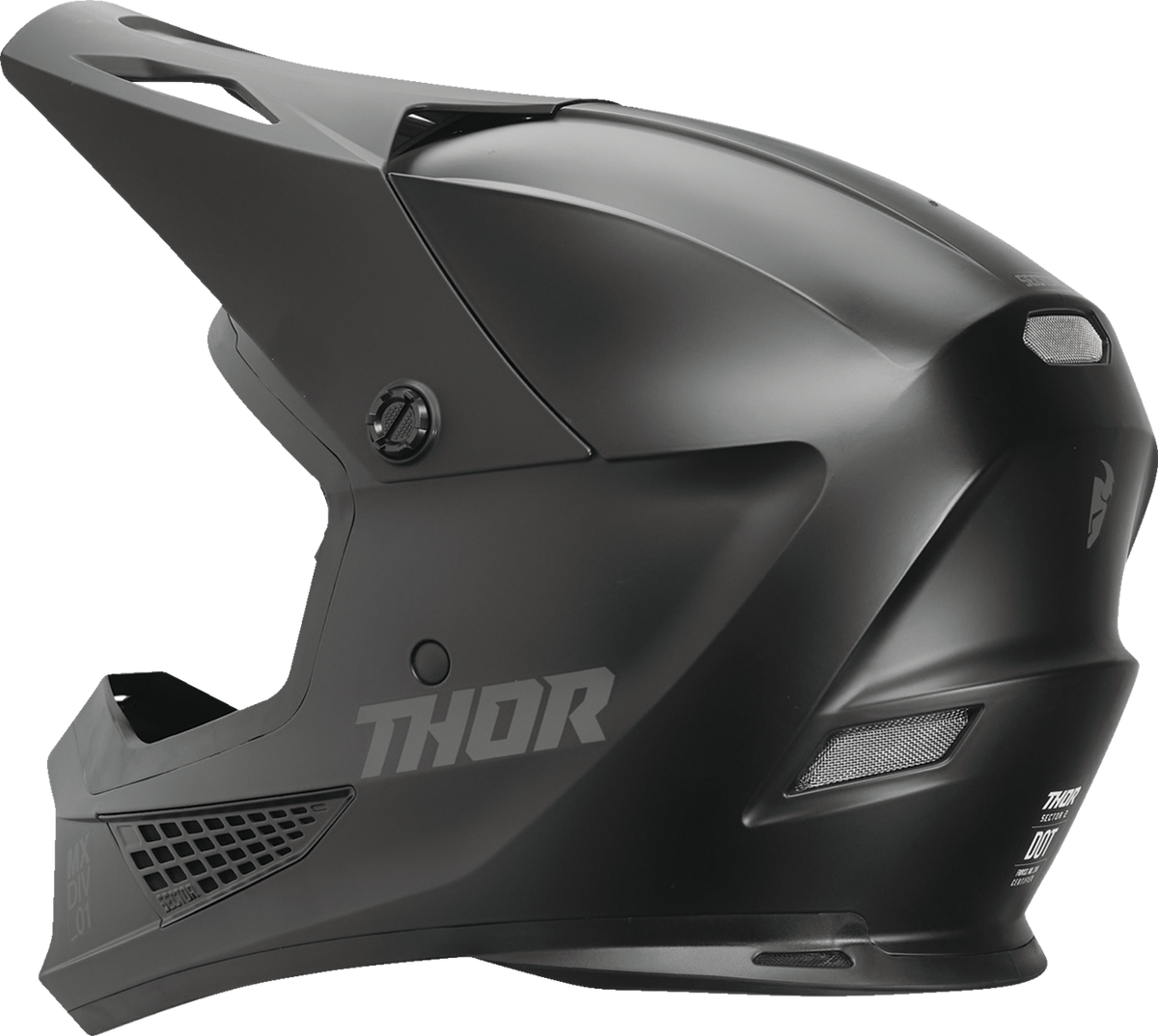 THOR Sector 2 Helmet - Blackout - Medium 0110-8155 – Electrek Moto