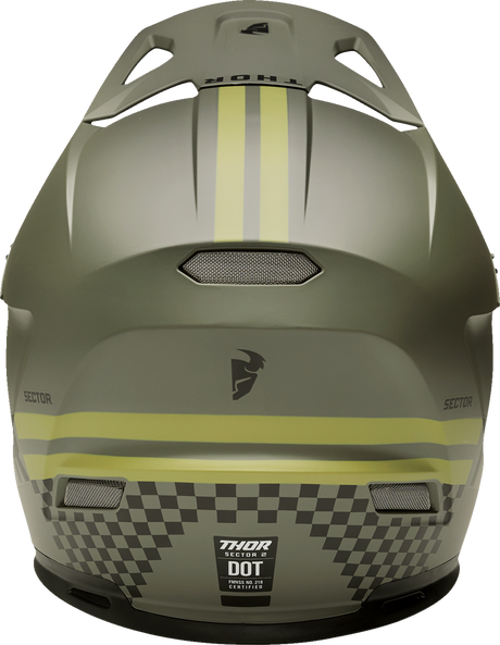 THOR Sector 2 Helmet - Combat - Army/Black - Medium 0110-8147