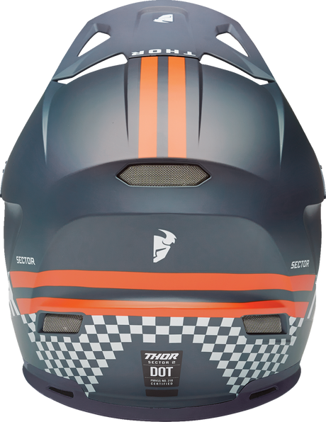 THOR Sector 2 Helmet - Combat - Midnight/Orange - Medium 0110-8139