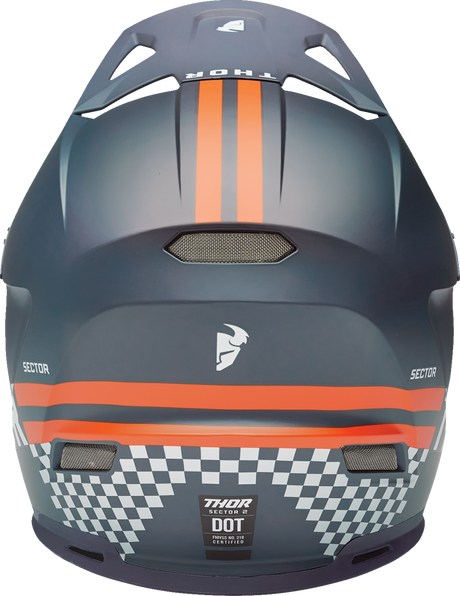 THOR Sector 2 Helmet - Combat - Midnight/Orange - XL 0110-8141