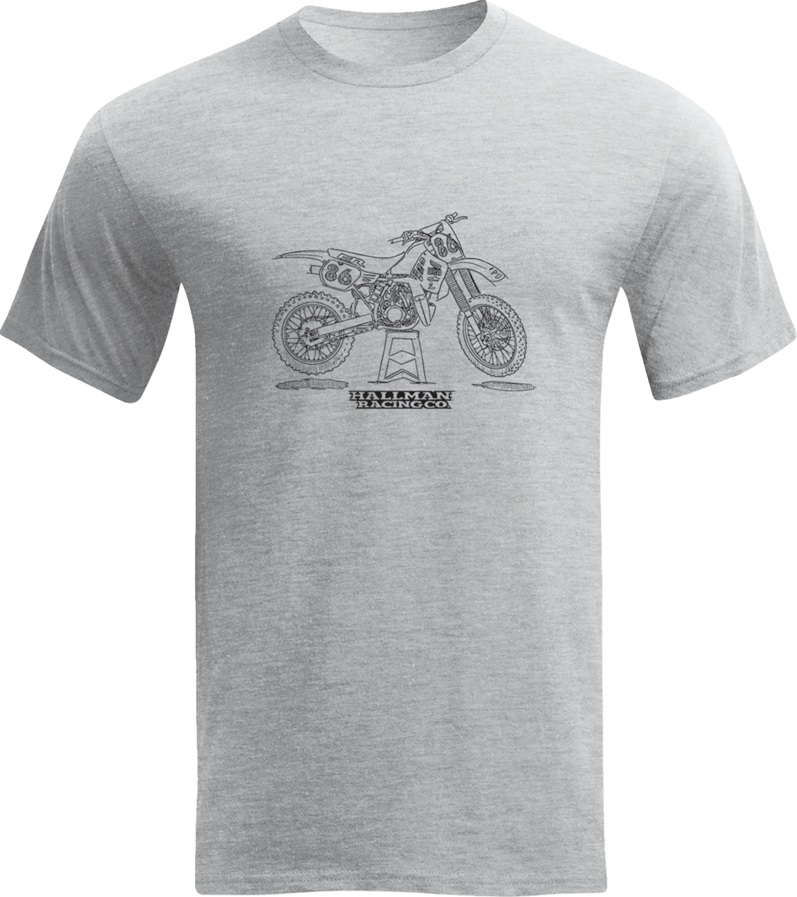 THOR Hallman 2 Smoker T-Shirt - Gray - Medium 3030-23497