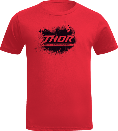 THOR Youth Aerosol T-Shirt - Red - XS 3032-3720