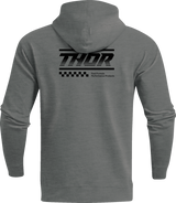 THOR Formula Zip-Up Fleece Sweatshirt - Heather Gunmetal - Large 3050-6665