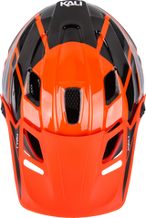 KALI Child Maya Full Face Helmet - Race - Gloss Orange/Gray/Black - OS 0221923312