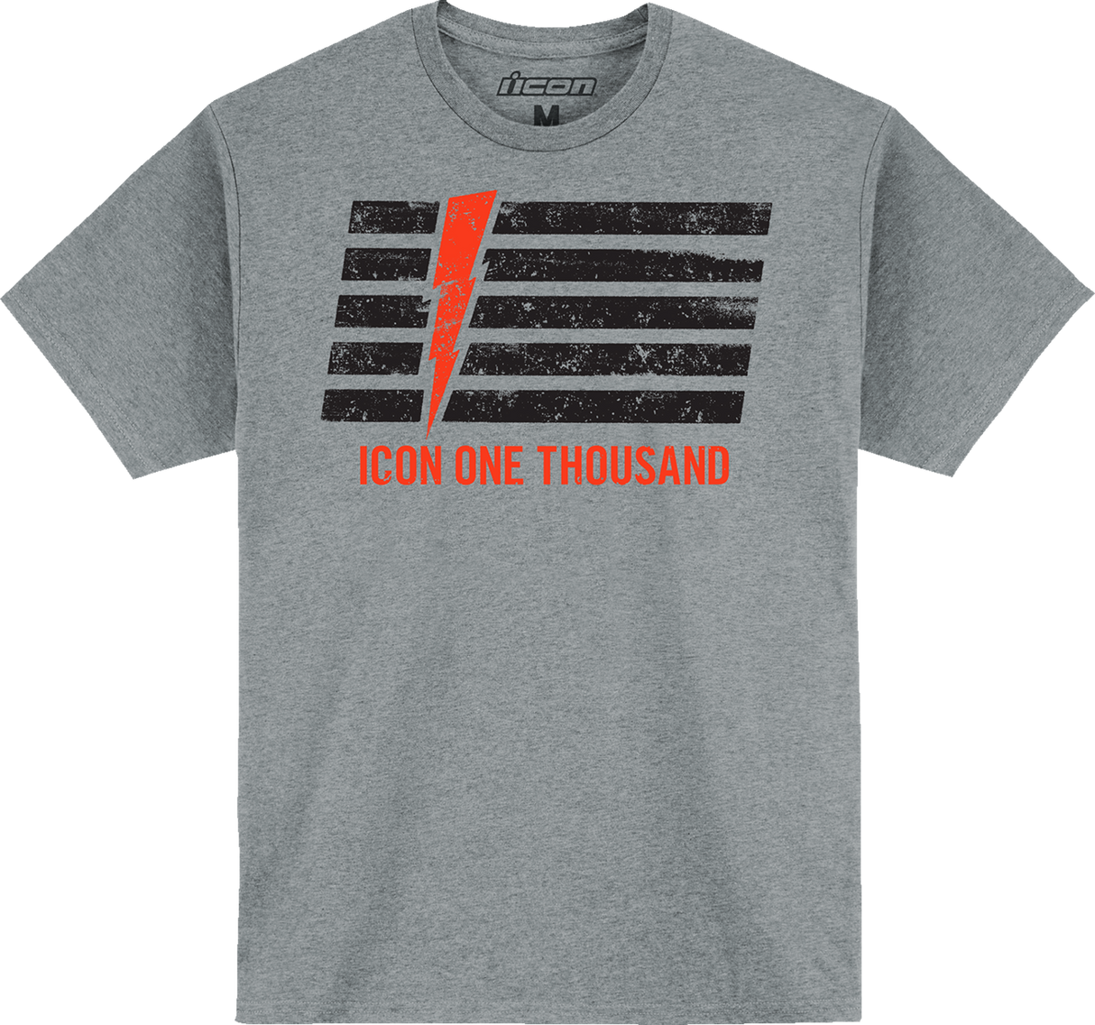 ICON Invasion Stripe T-Shirt - Gray - XL 3030-23481