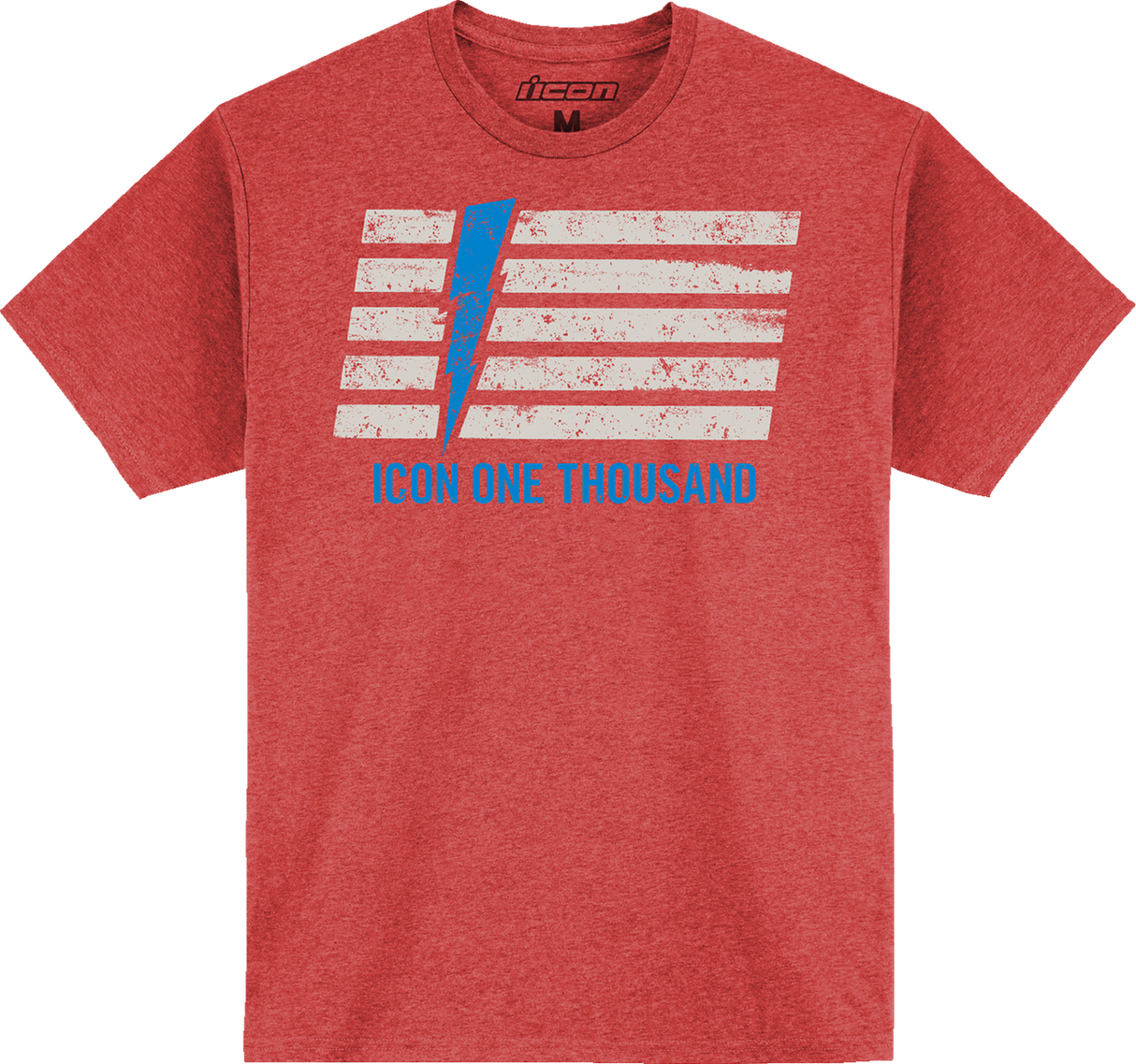 ICON Invasion Stripe T-Shirt - Red - XL 3030-23487