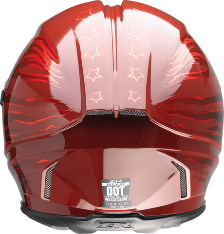 Z1R Jackal Helmet - Patriot - Red - XS 0101-15419