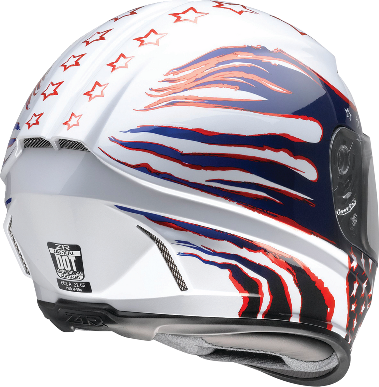 Z1R Jackal Helmet - Patriot - Red/White/Blue Z1R Jackal Helmet - Patriot - Red/White/Blue