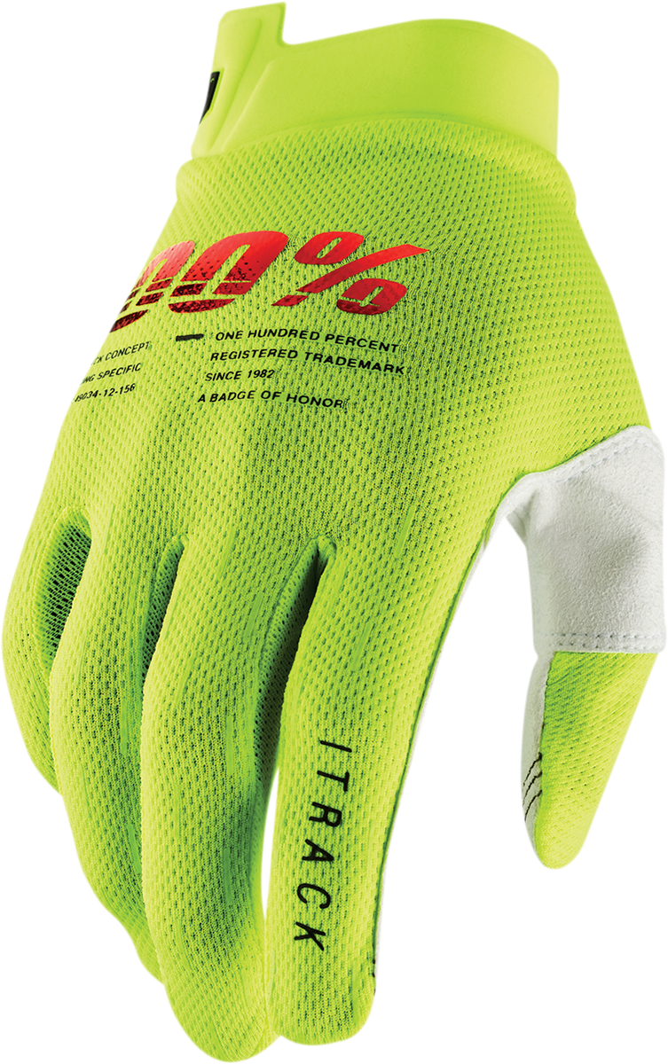 iTrack Gloves - Fluo Yellow - 2XL