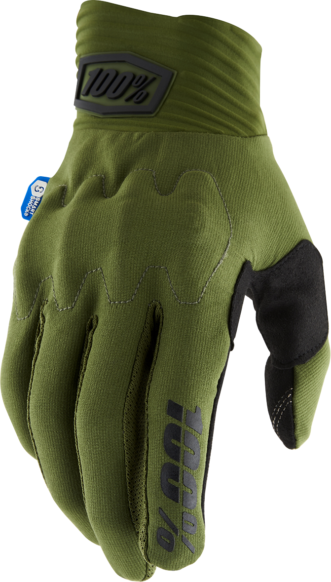 Cognito Smart Shock Gloves - Army Green/Black - Small