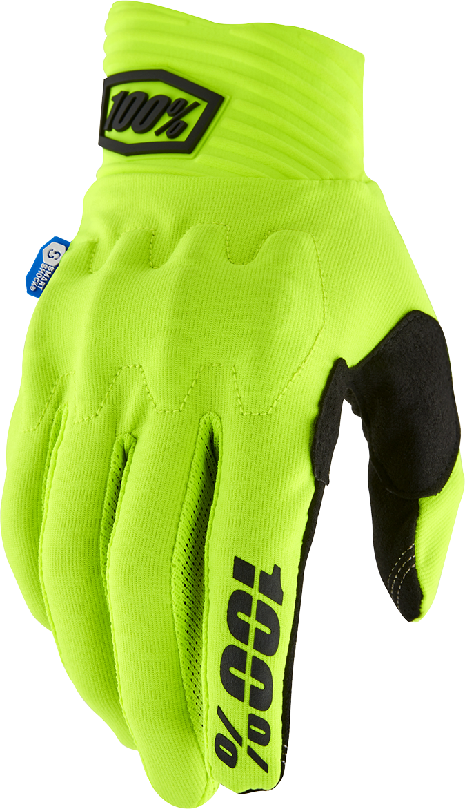 Cognito Smart Shock Gloves - Fluorescent Yellow - Medium