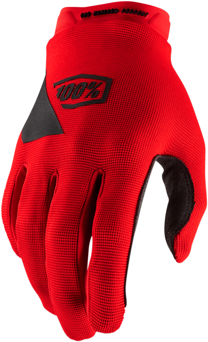 Youth Ridecamp Gloves - Red - Large