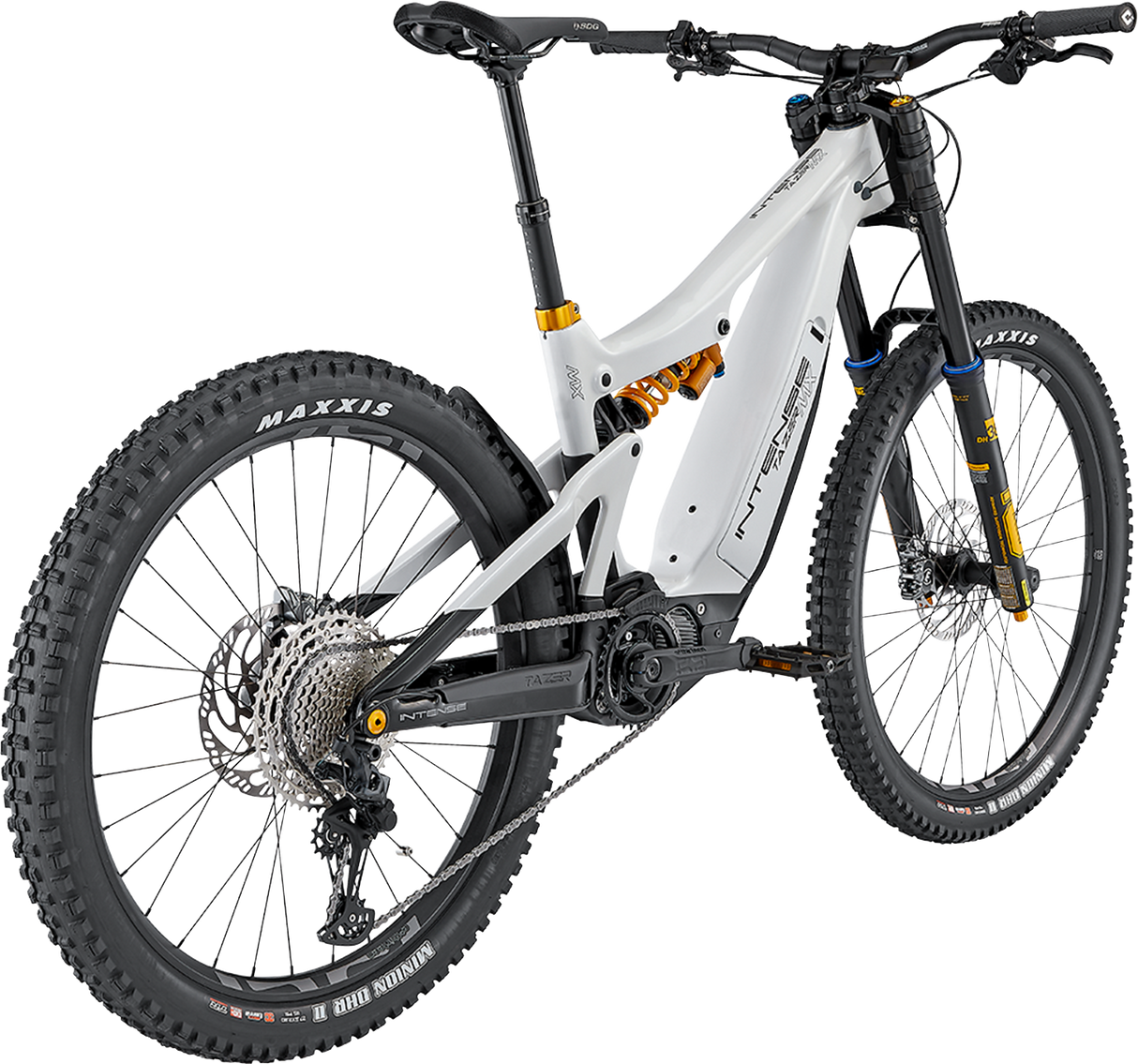 Tazer MX Carbon Ebike - Pro Build - White - S/M